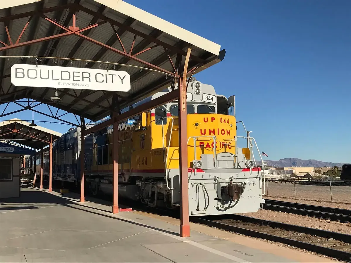 Diesel Union Pacific Engine - Nevada Railroad Museum in Bouder City