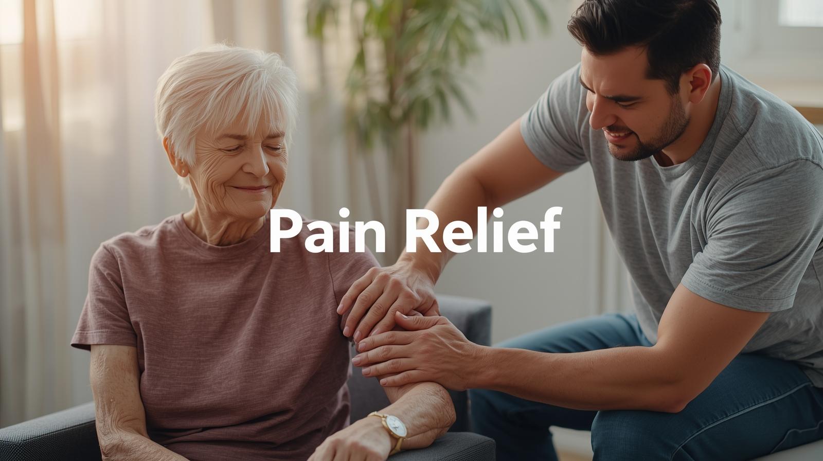 Senior pain relief physical therapy image for Pain Relief category – Southern Steps Home PT.