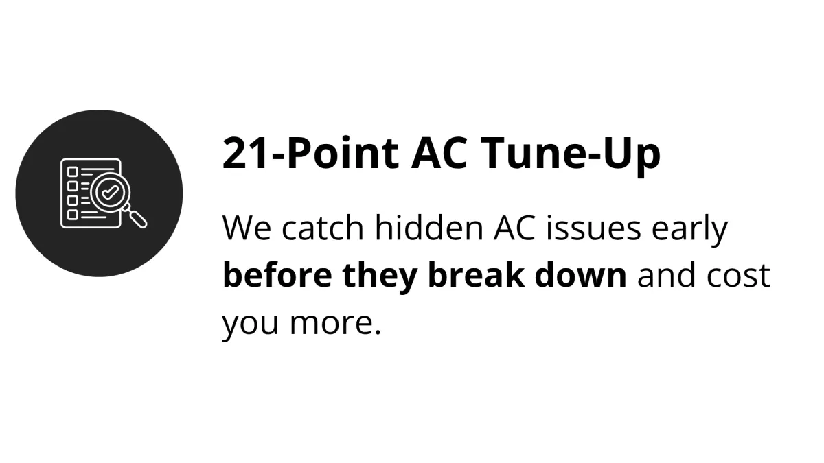 Soligo Air Key Features Florida 21-Point AC Tune-Up