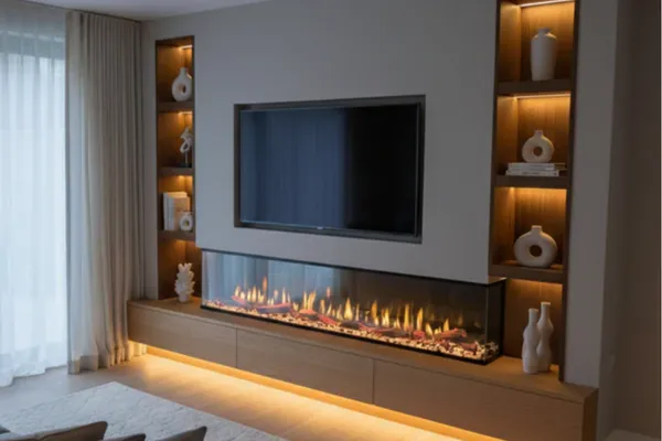 Just Media Walls - What Size Media Wall Fire Do I Need for My TV?