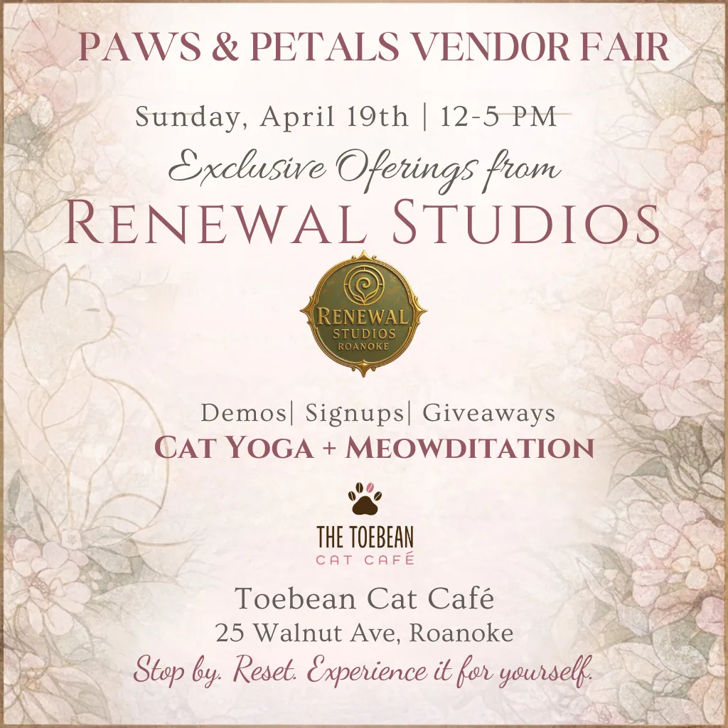 Paws and Petals vendor fair Sunday April 19th