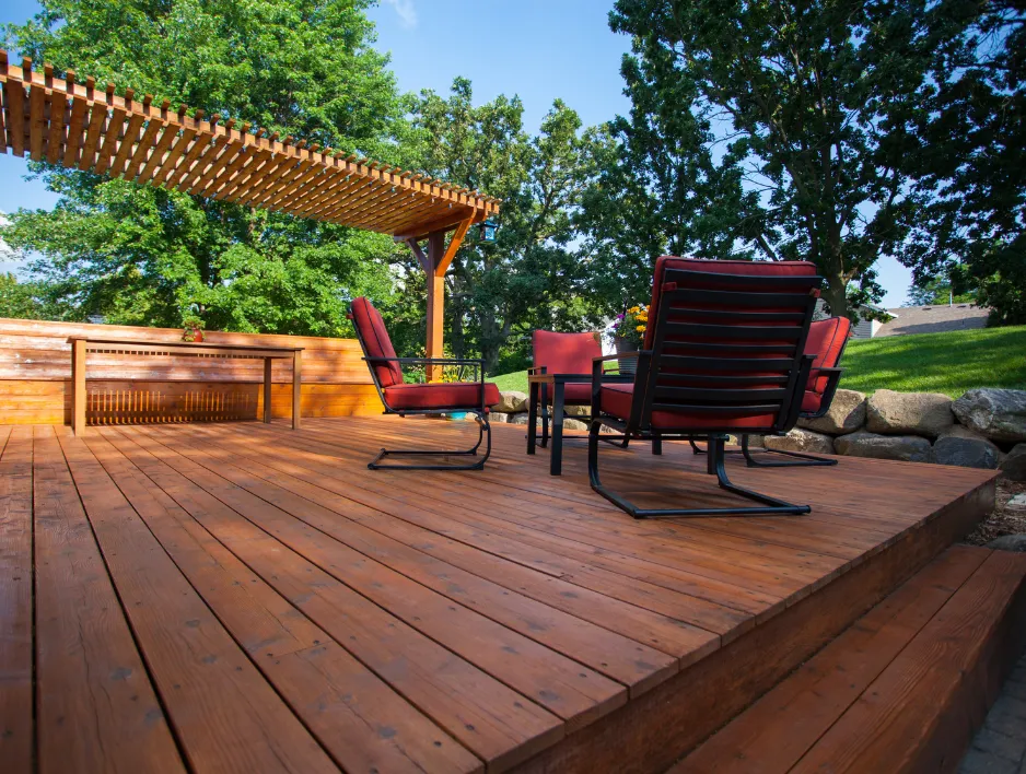 Custom Wood Deck in South Jersey