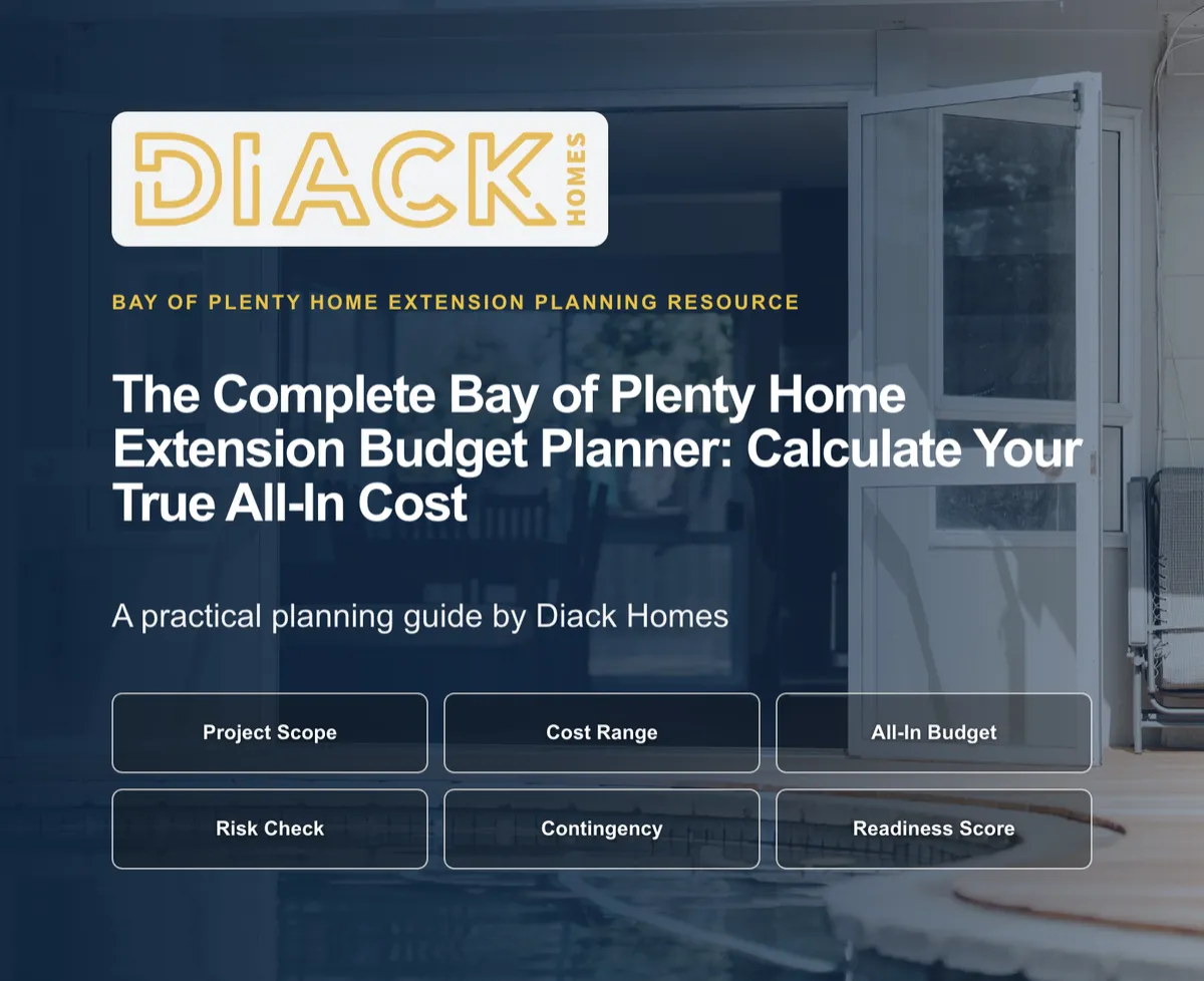 The Complete Bay of Plenty Home Extension Budget Planner: Calculate Your True All-In Cost