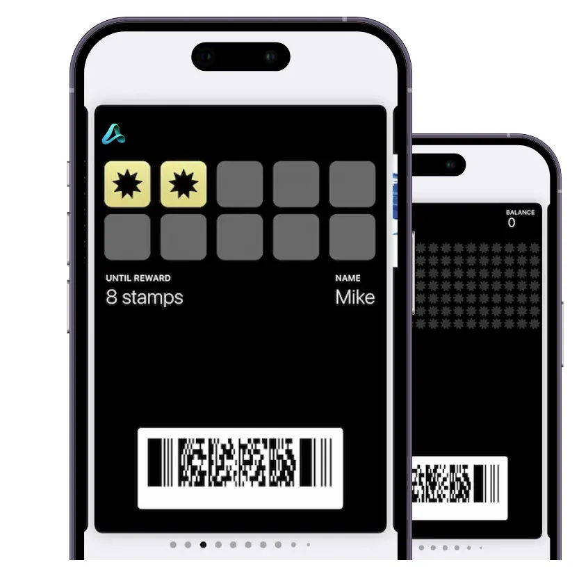 A close-up of a tablet displaying an AI-driven loyalty analytics dashboard, surrounded by medspa products. A hand interacts with the screen, highlighting real-time data. The setting is bright, clinical, and modern, emphasizing technology and innovation in a medspa environment.