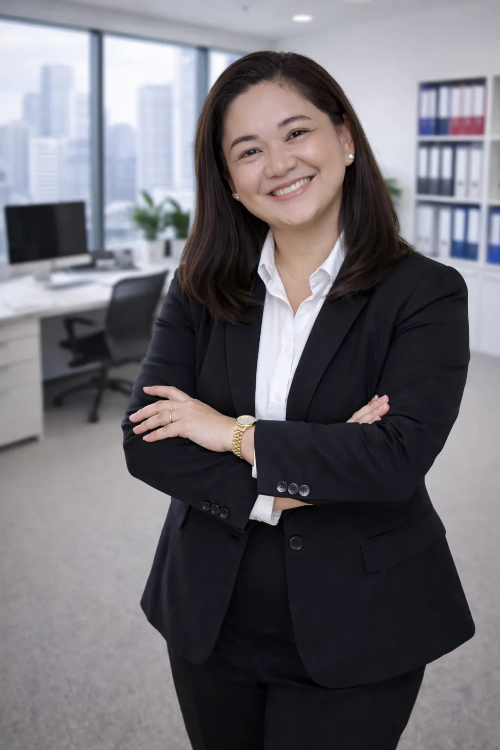 Portrait of operations and admin virtual assistant Kristine.