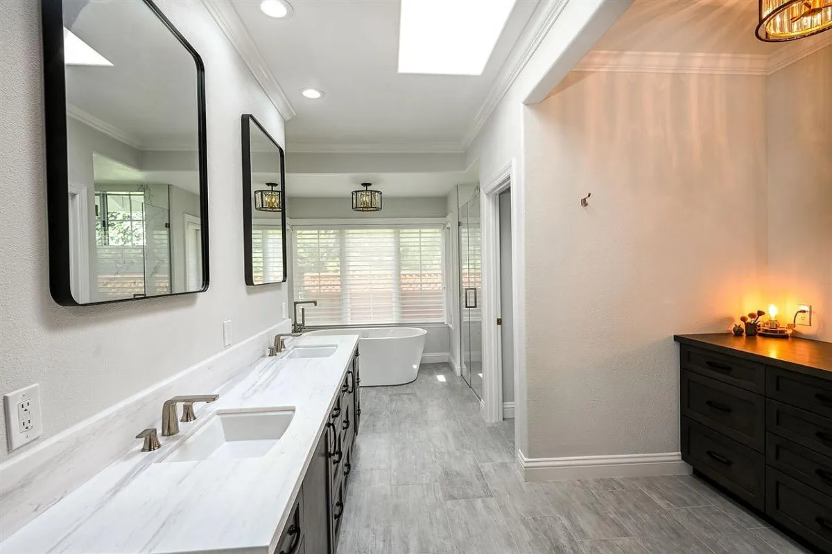 Double Vanity Bathroom Remodel