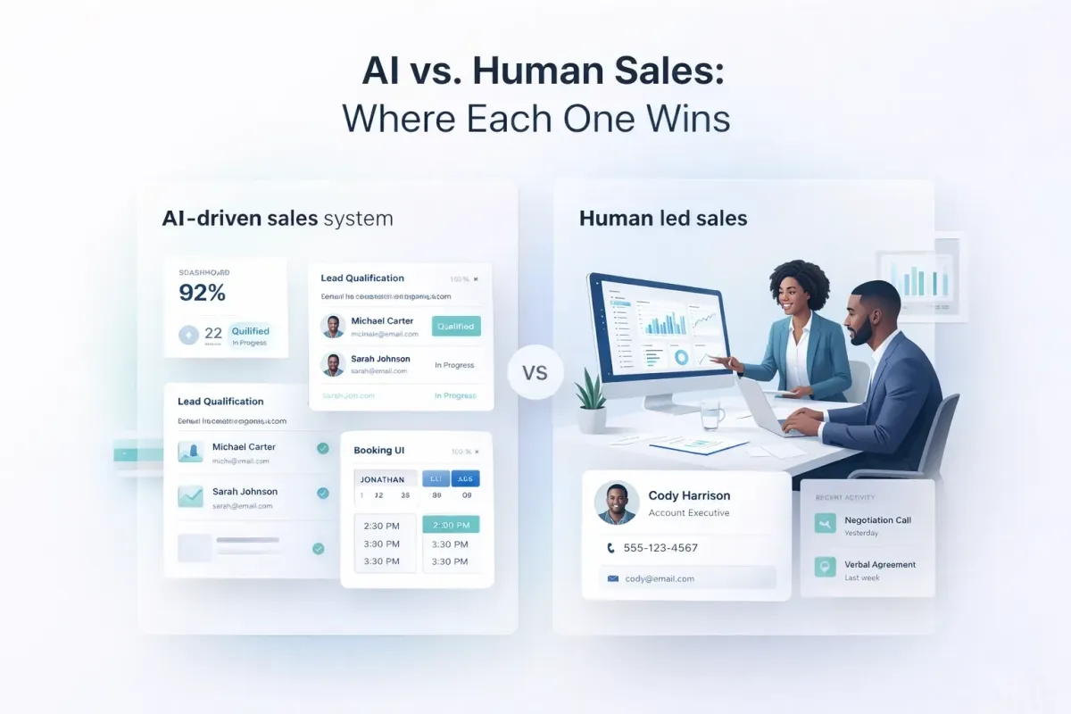 AI vs. Human Sales: Where Each One Wins