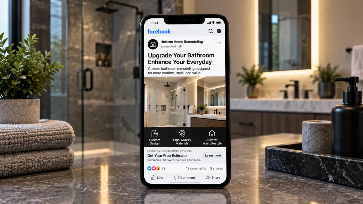 Instagram Story ad campaign mockup for commercial property cleanouts and estate haul away