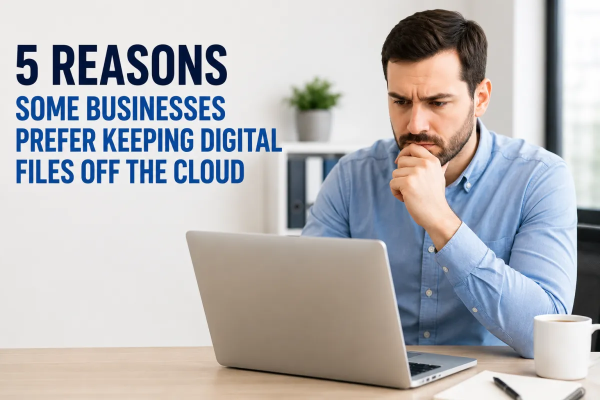5 Reasons Some Businesses Prefer Keeping Digital Files Off the Cloud