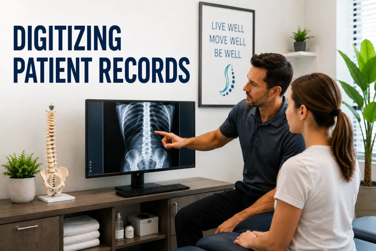 Digitizing Patient Records for Good Vibrations Family Chiropractic