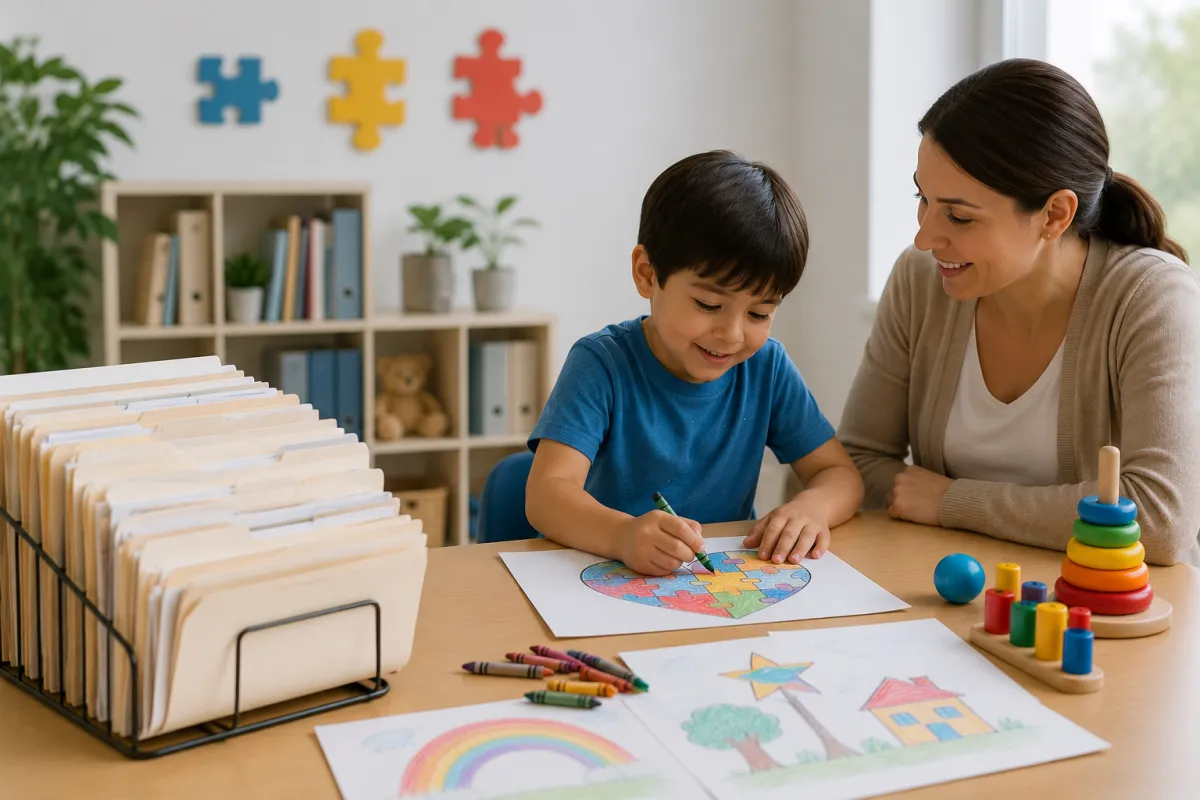 Case Study: Digitizing Patient Records & Artwork for a Special Needs Autism Organization
