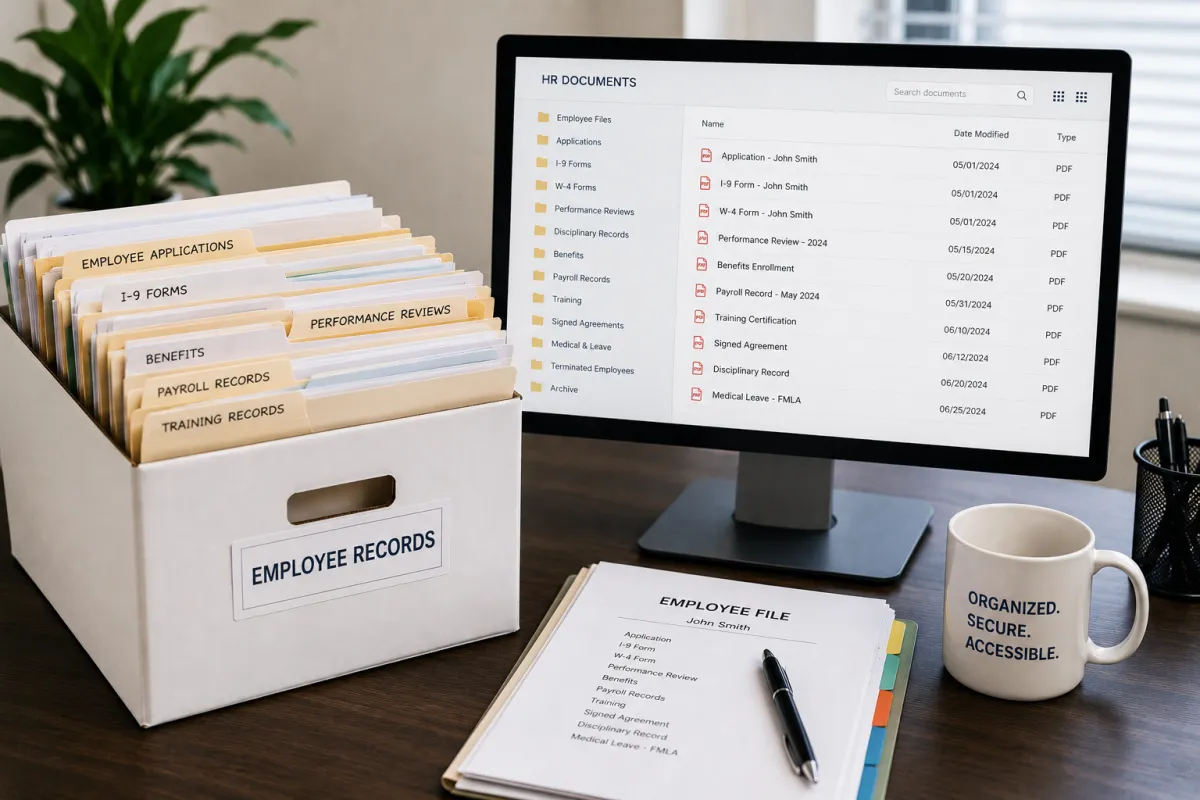 Streamlined office for HR management
