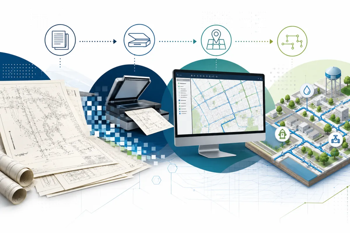 Digitizing Civil Plans for Smarter Infrastructure: USA Imaging Supports PSOMAS with GIS-Ready Scans