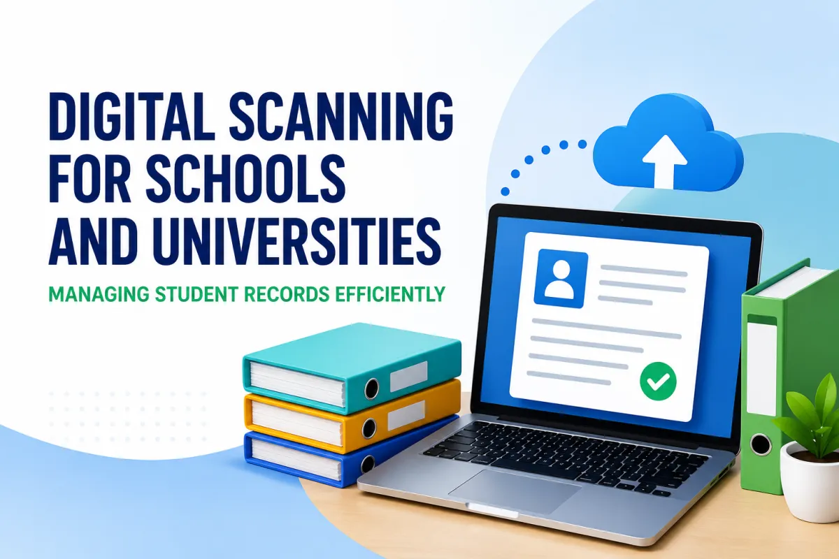 Digital Scanning for Schools and Universities: Managing Student Records Efficiently