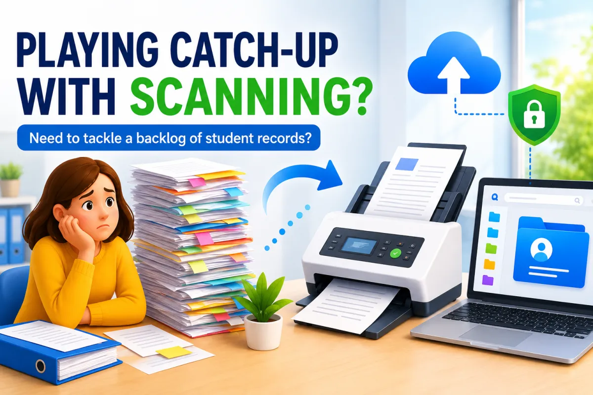 When Student Records Start to Pile Up: A Catch-Up Scan Can Save the Day