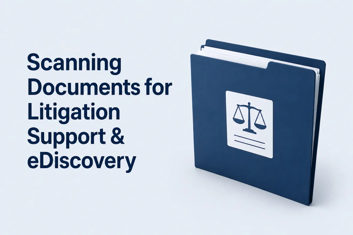 Scanning Documents for Litigation Support & eDiscovery