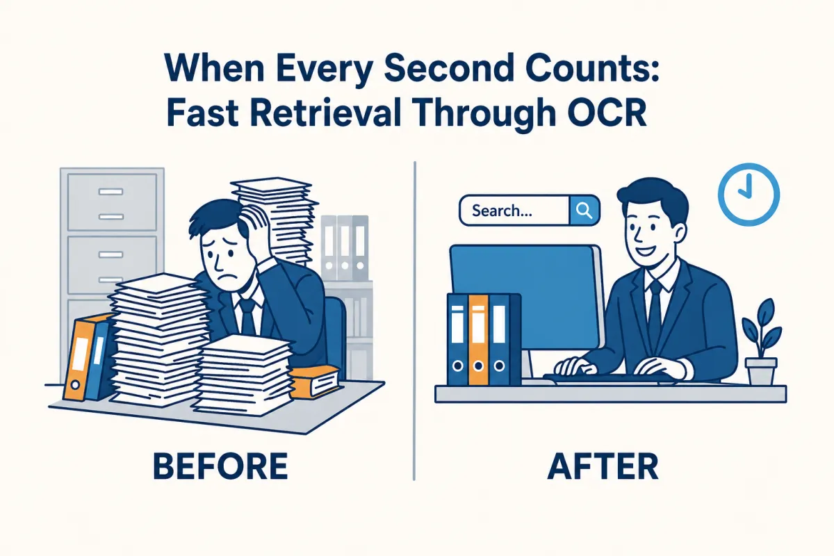 When Every Second Counts: Fast Retrieval Through OCR