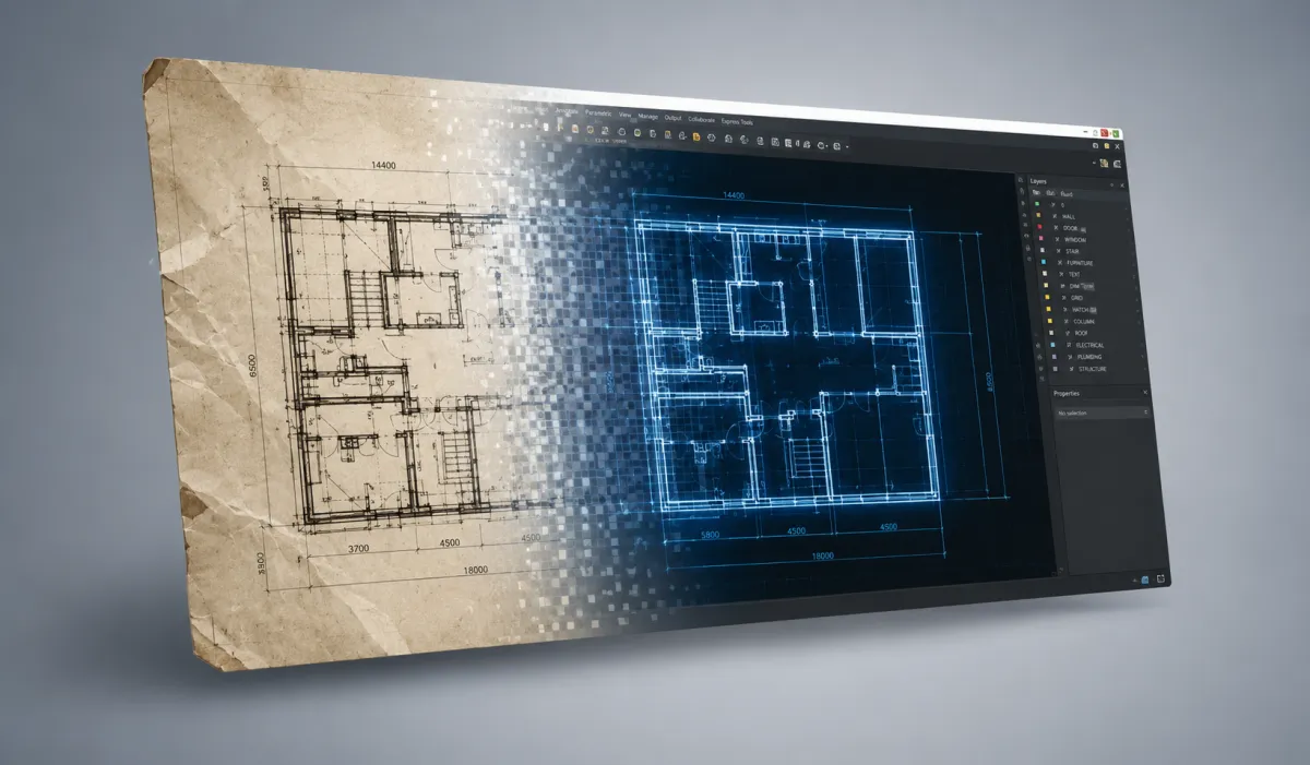 Convert Old Plans to AutoCAD with USA IMAGING