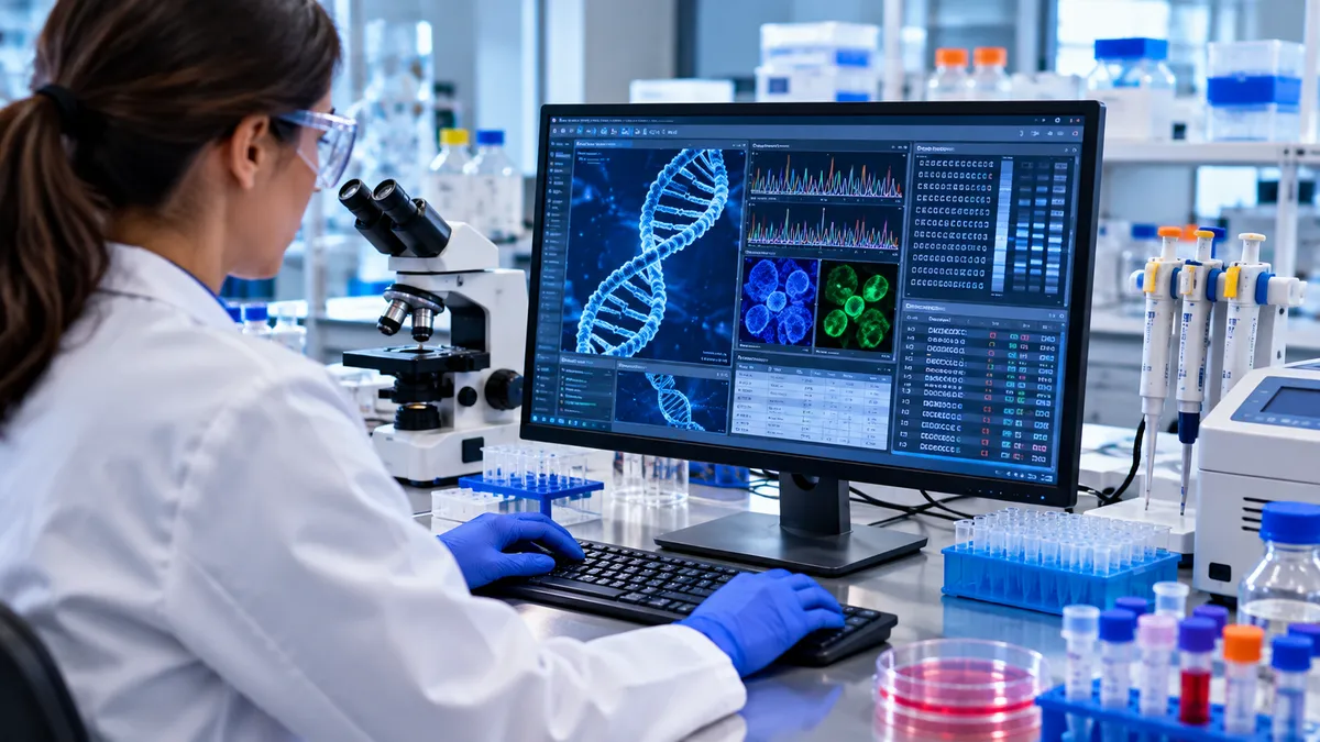 Biotechnology research records and laboratory documentation scanning in San Diego