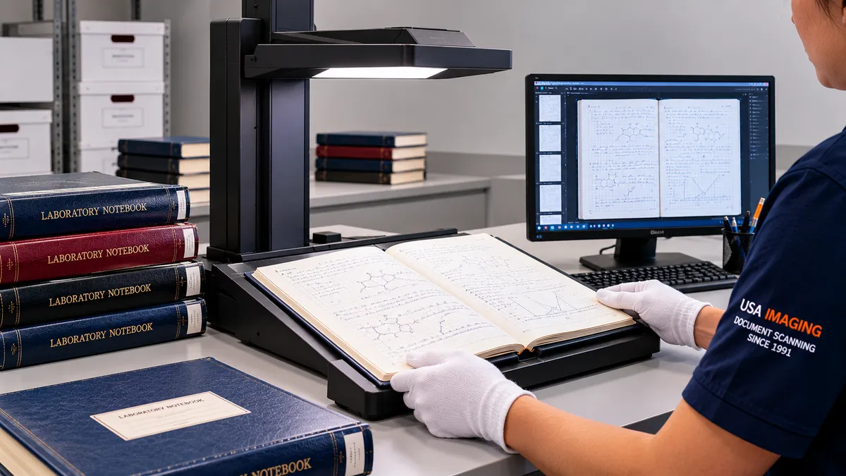 Secure handling of biotechnology, pharmaceutical, medical, legal, and government records for document scanning. Copy alt text