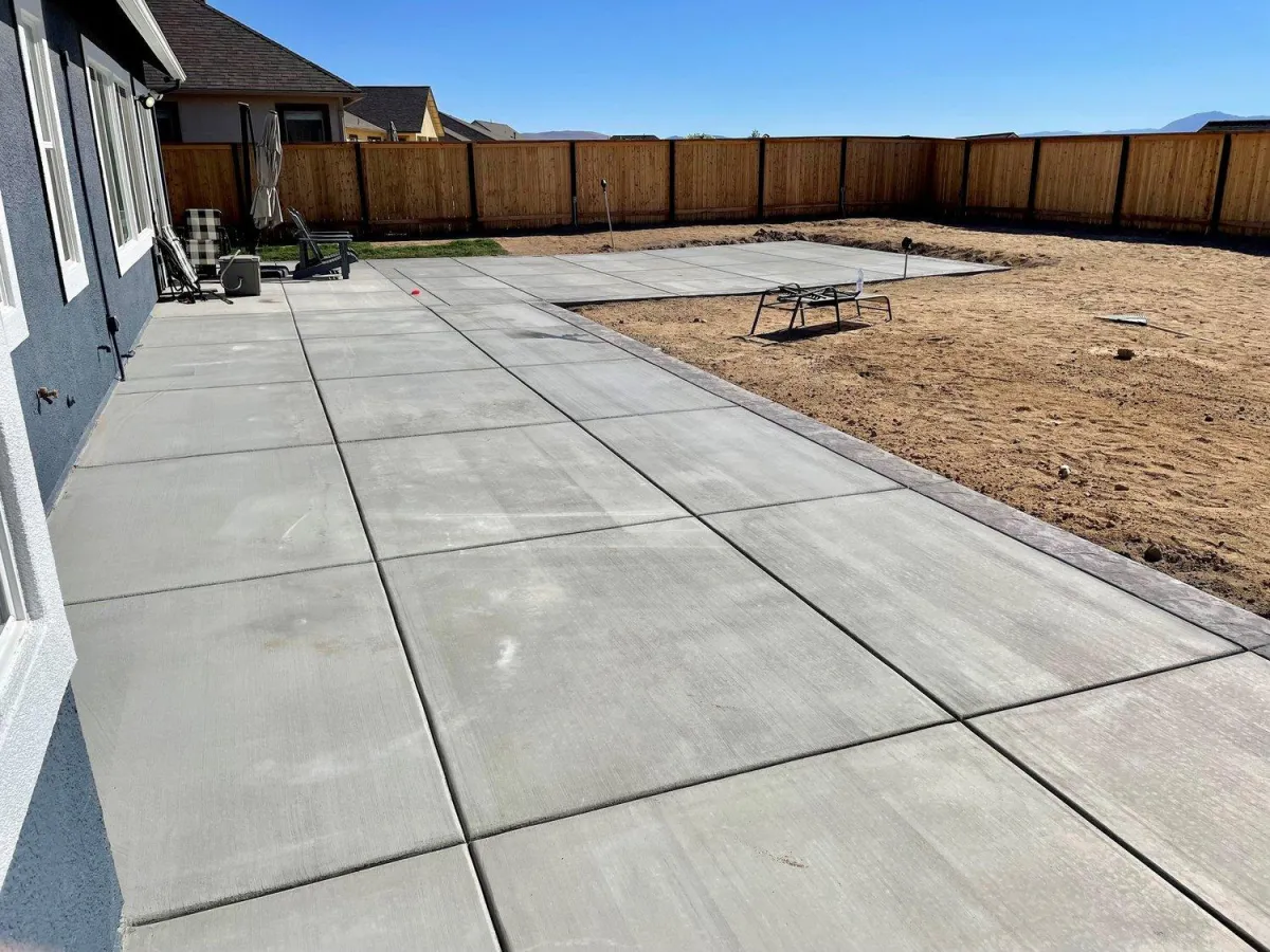 Delaware County Concrete builds and installs Patio