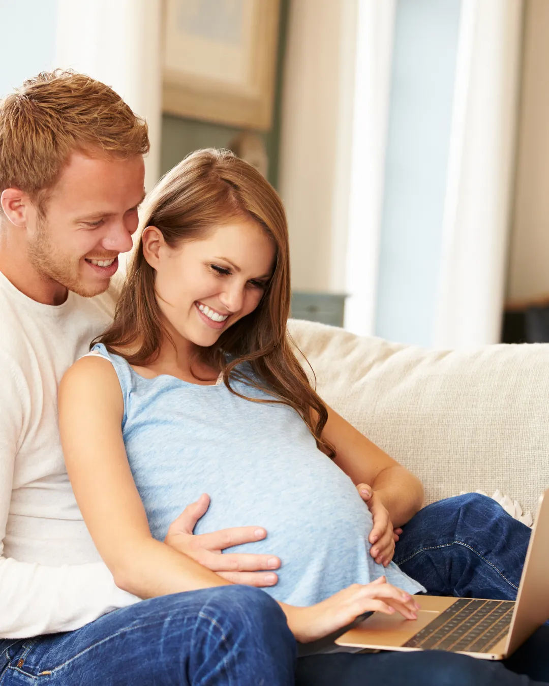 Newborn baby after a supported and empowering birth experience