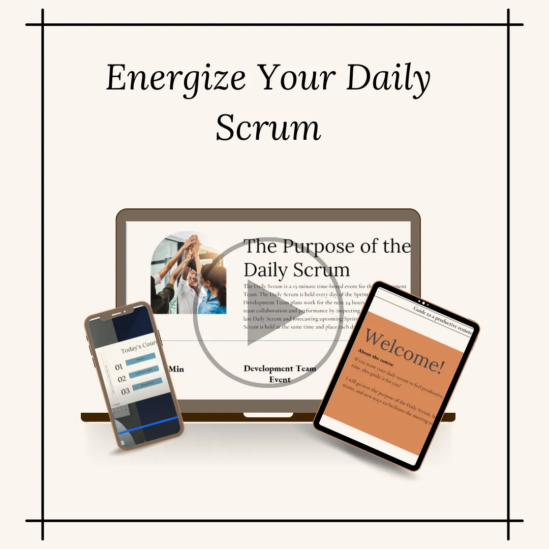 Energize Daily Scrum Course