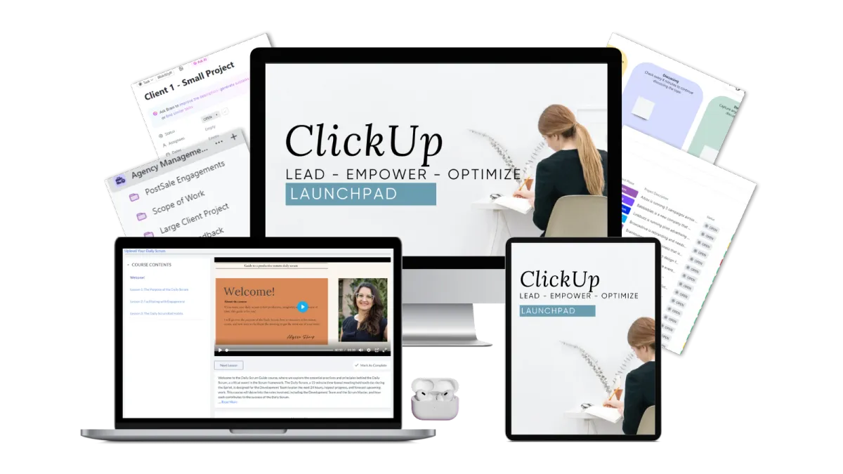 ClickUp LEO Launchpad Graphic