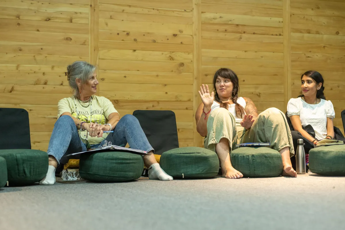 Women planning in group