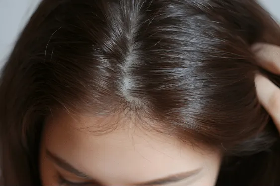 Scalp therapy treatment at salon