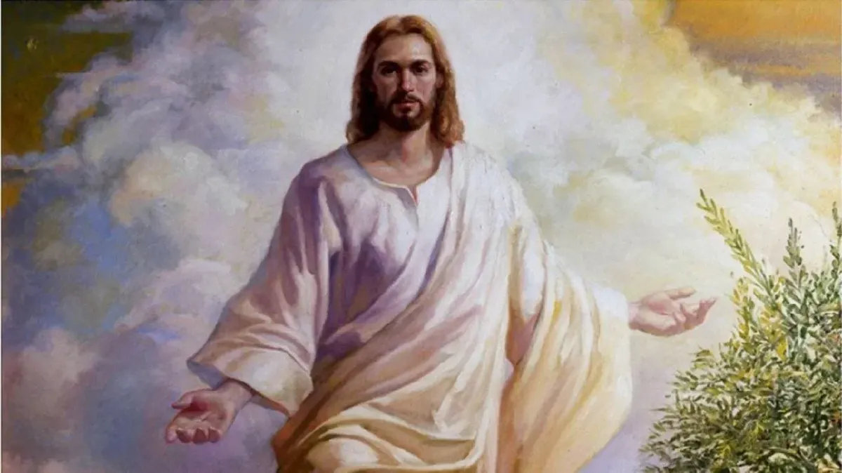 Jesus in cloud