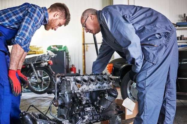 replacement engine runs rough