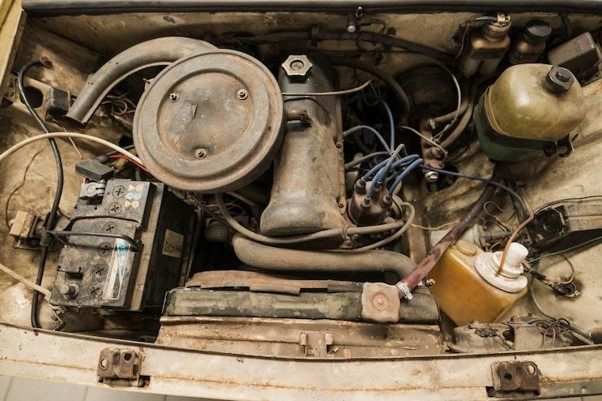 Used Engine From Wrecked Vehicle