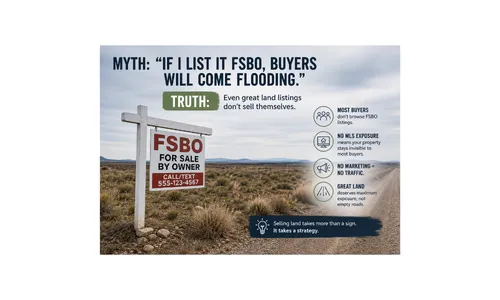 Why That ‘For Sale by Owner’ Sign Hasn’t Worked: Land Selling Myths Debunked