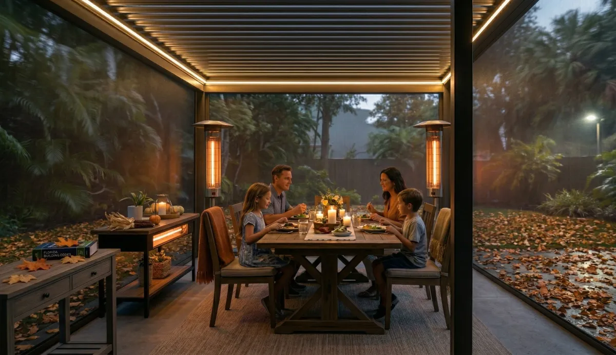 How Motorized Screens Turn a Seasonal Patio Into a Year-Round Outdoor Room