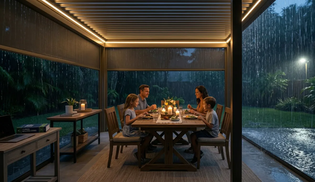 What a Pergola Cannot Do Alone (And the One Addition That Changes Everything)