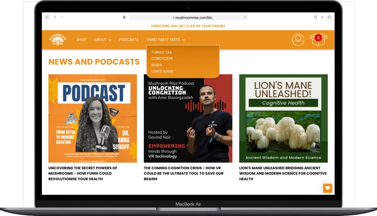 Mushroom rise podcast