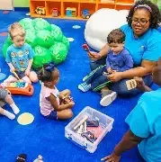 man doing yoga session