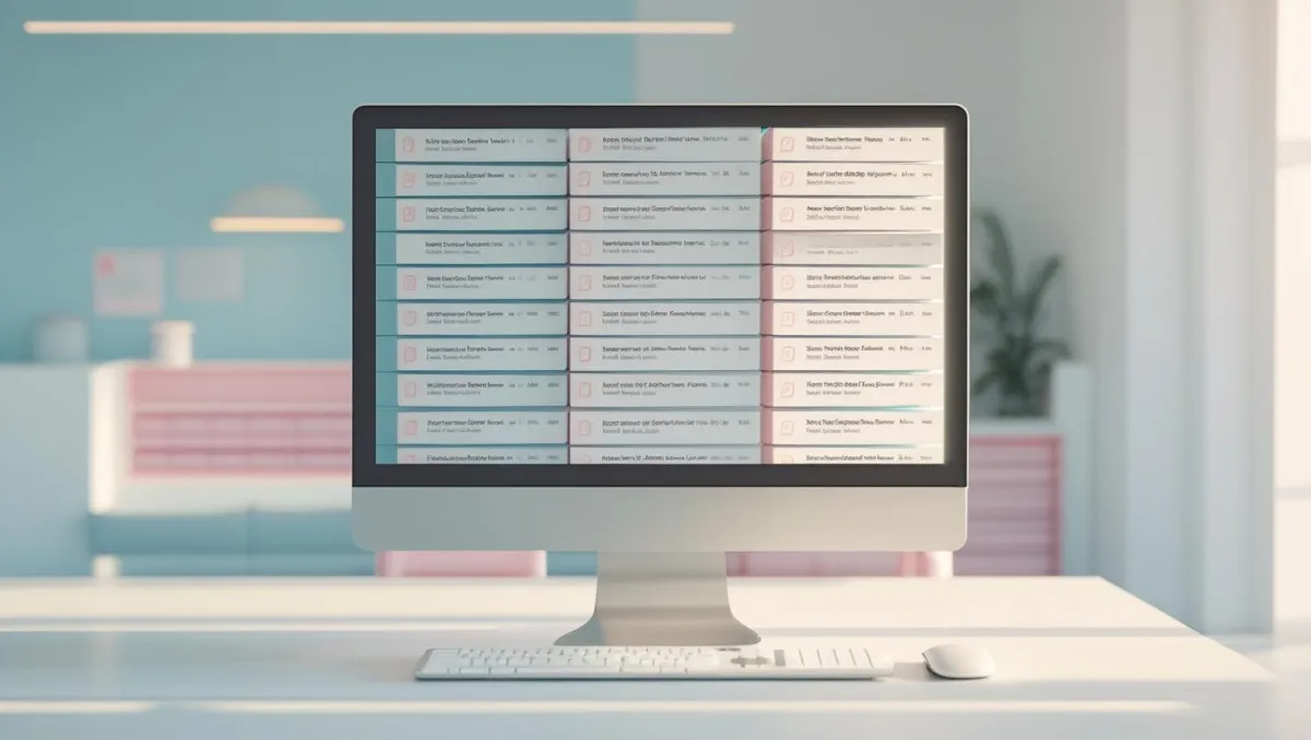 Computer screen showing organized email inbox on a clean desk, representing Sheri Personal Executive Assistant inbox and communication support services
