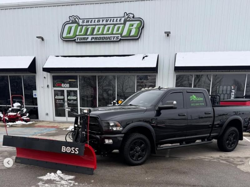 Snow plowing in Frankfort, KY