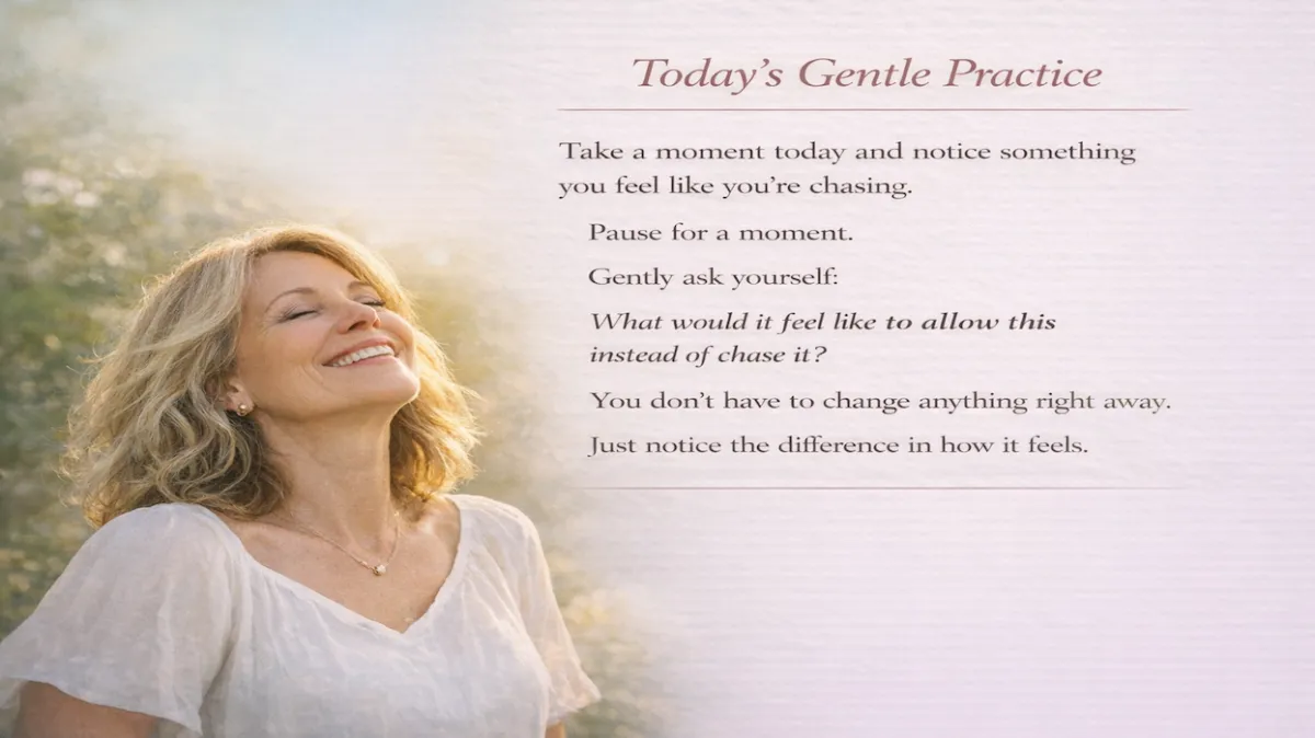 Day 85: Why Chasing Keeps You Stuck (and What to Do Instead)