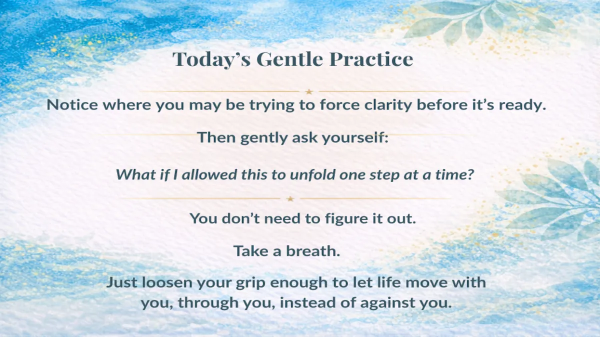 Day 127: You Can Choose the Direction, Not the Timing