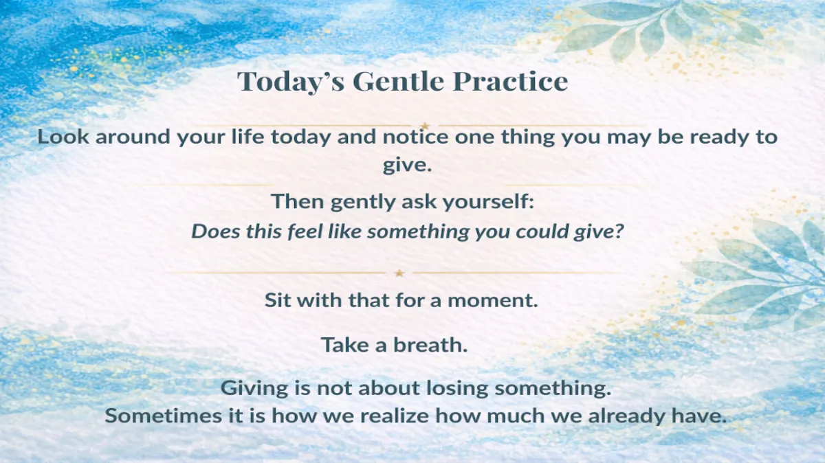 Day 187: Giving Is Proof of Having