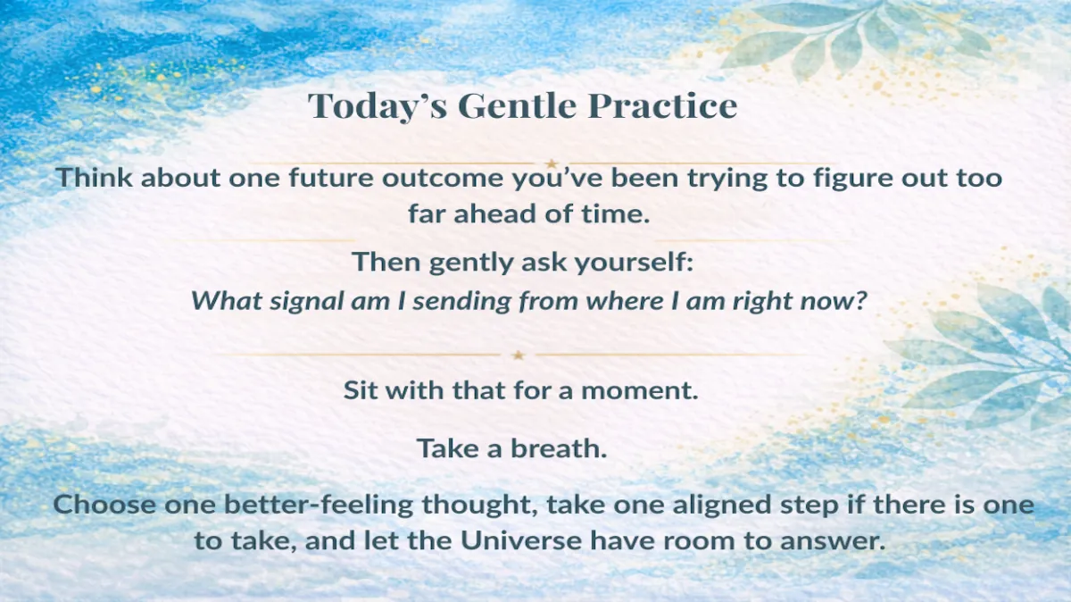 Day 233: Let the Universe Handle It