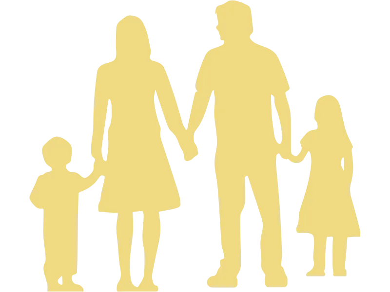 symbol of family playing together