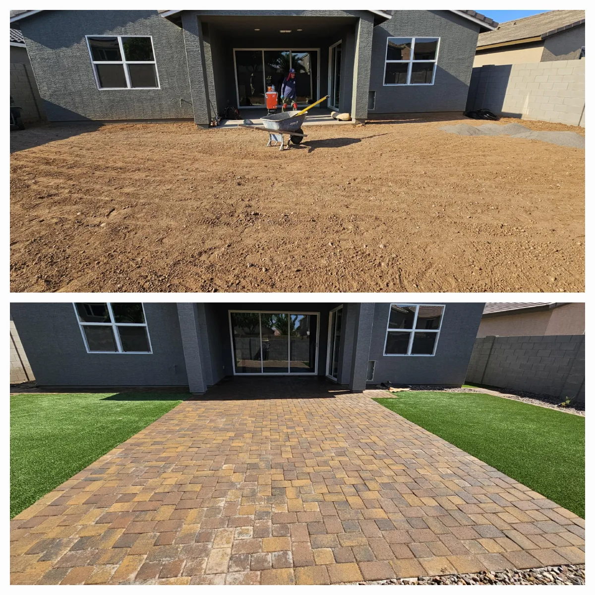 San Tan Artificial Turf Installation