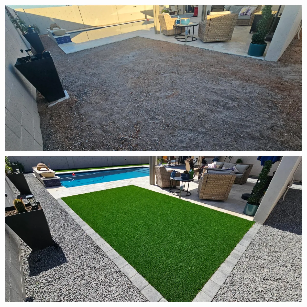 Apache Junction Artificial Turf Installation