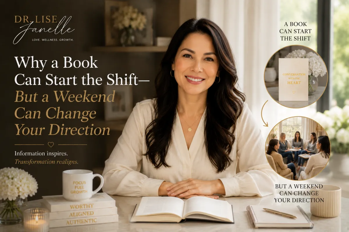 Why a Book Can Start the Shift — But a Weekend Can Change Your Direction