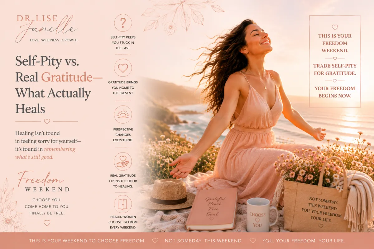 Self-Pity vs. Real Gratitude: What Actually Heals