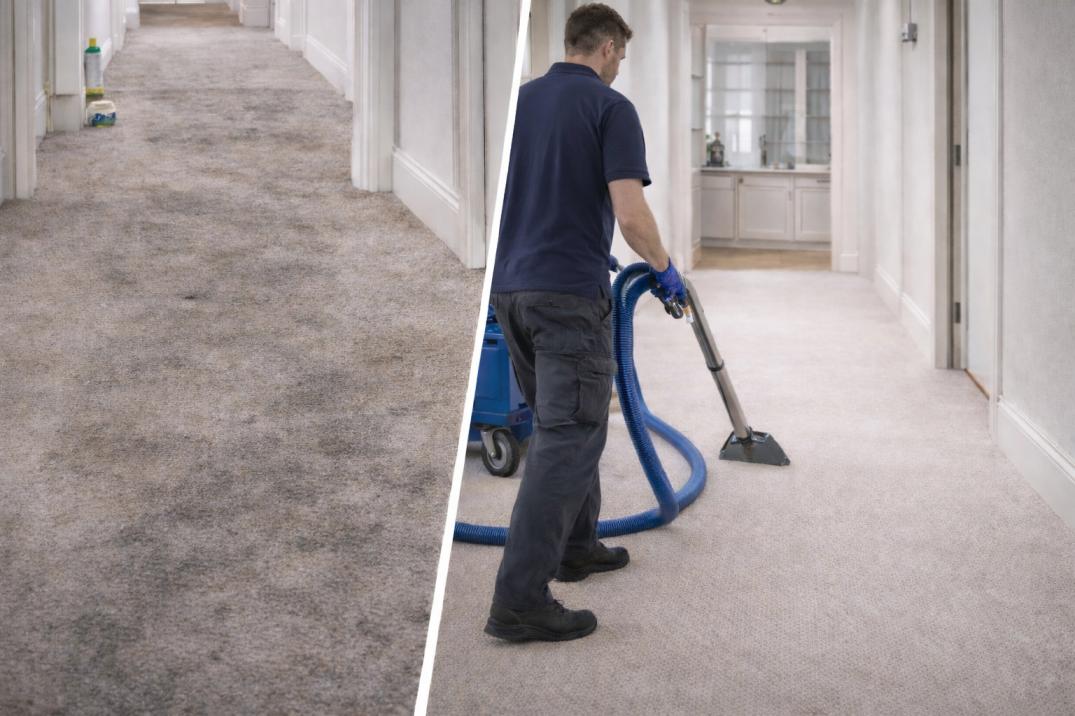 before/after clean